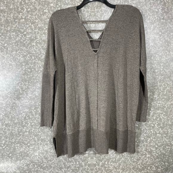 Chance or Fate Women's Gray Oversized Cozycore Sweater - Size Medium - Tunic - Picture 7 of 7